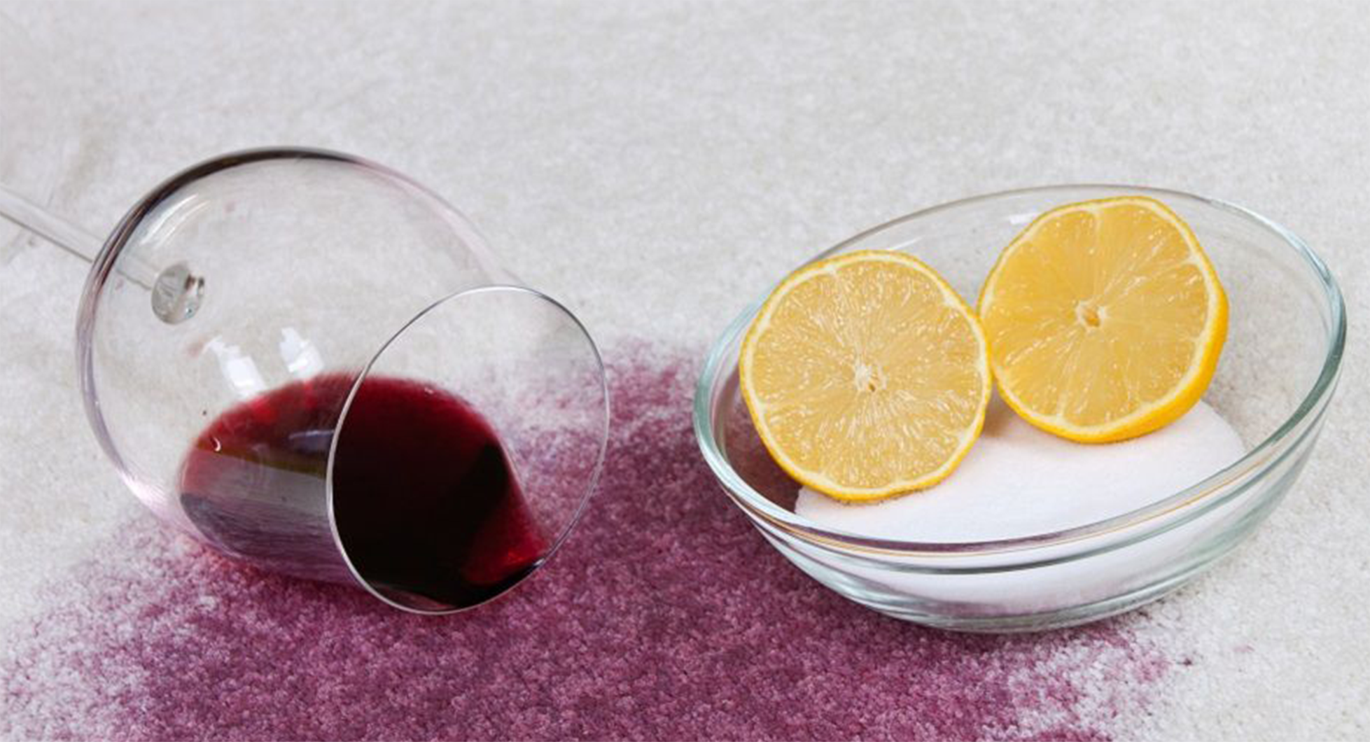 Cum sa cureti rapid petele de vin rosu